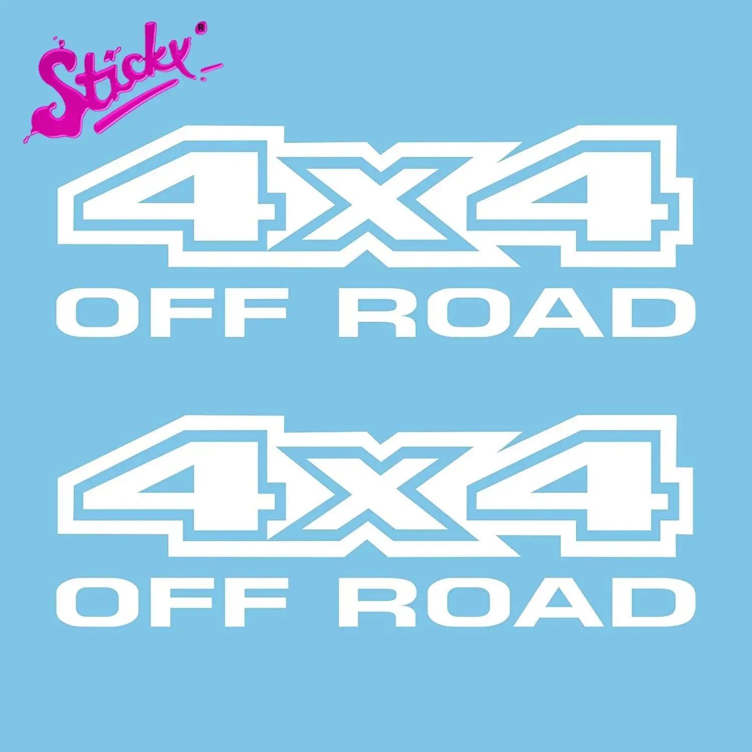 

4x4 Off Road Pack Stickers Outdoor Car Stickers 4x4 Off-Road Vinyl Car Stickers Waterproof Decals for Cars Trucks SUVs Window