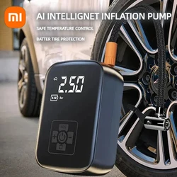 Xiaomi Pompa di gonfiaggio per pneumatici elettrica wireless/cablata per compressore d'aria per auto portatile per palla per pneumatici per auto per barche da bicicletta per moto