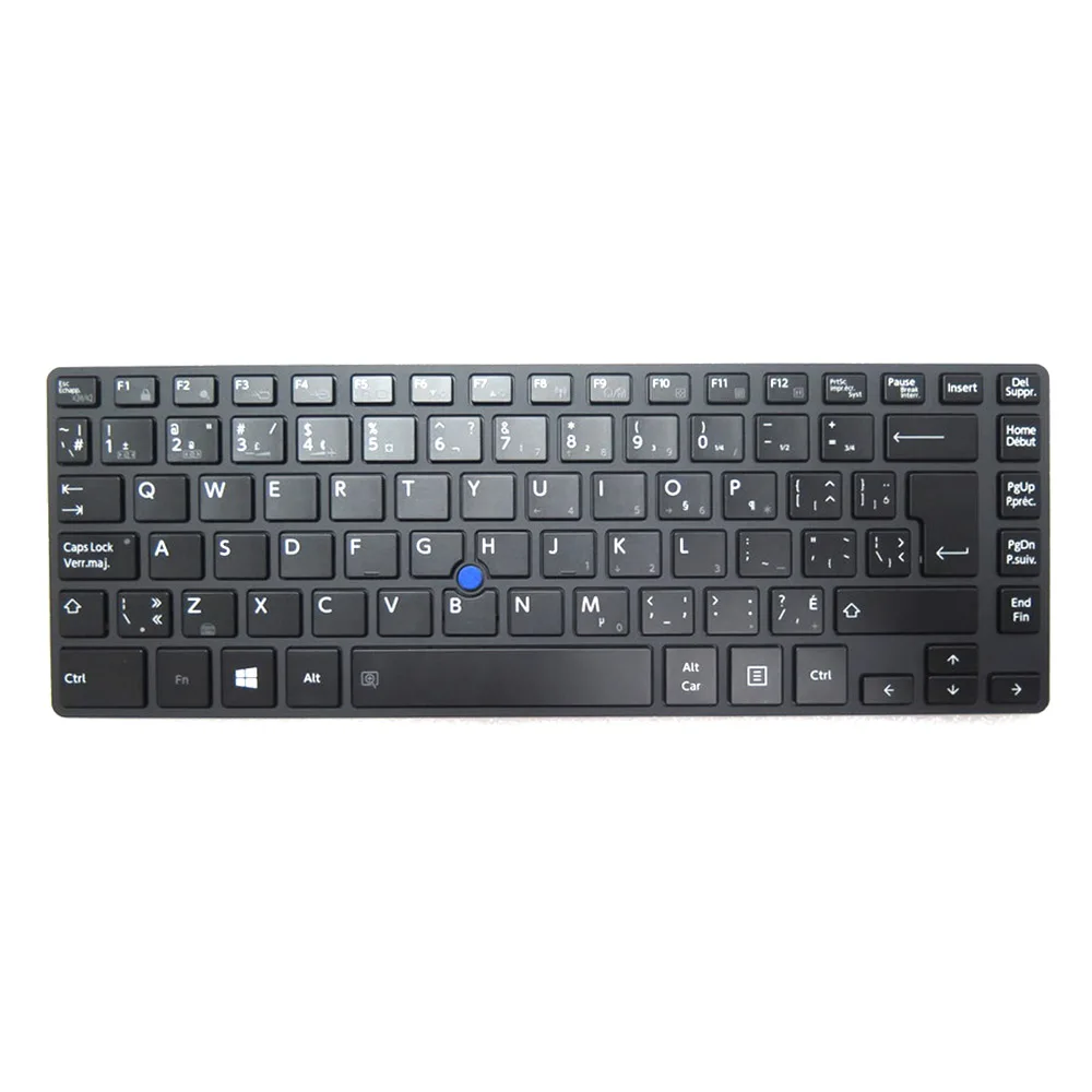 كندا CA لوحة مفاتيح الكمبيوتر المحمول لتوتوشيبا لتيكرا Z40-A Z40-B Z40-C أدخل كبير أسود مع إطار مع إضاءة خلفية وإشارة جديدة