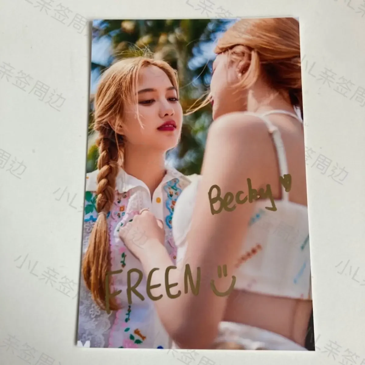 IDOLFACTORY Thai Drama The Pink Theory FreenBecky Signature Photo