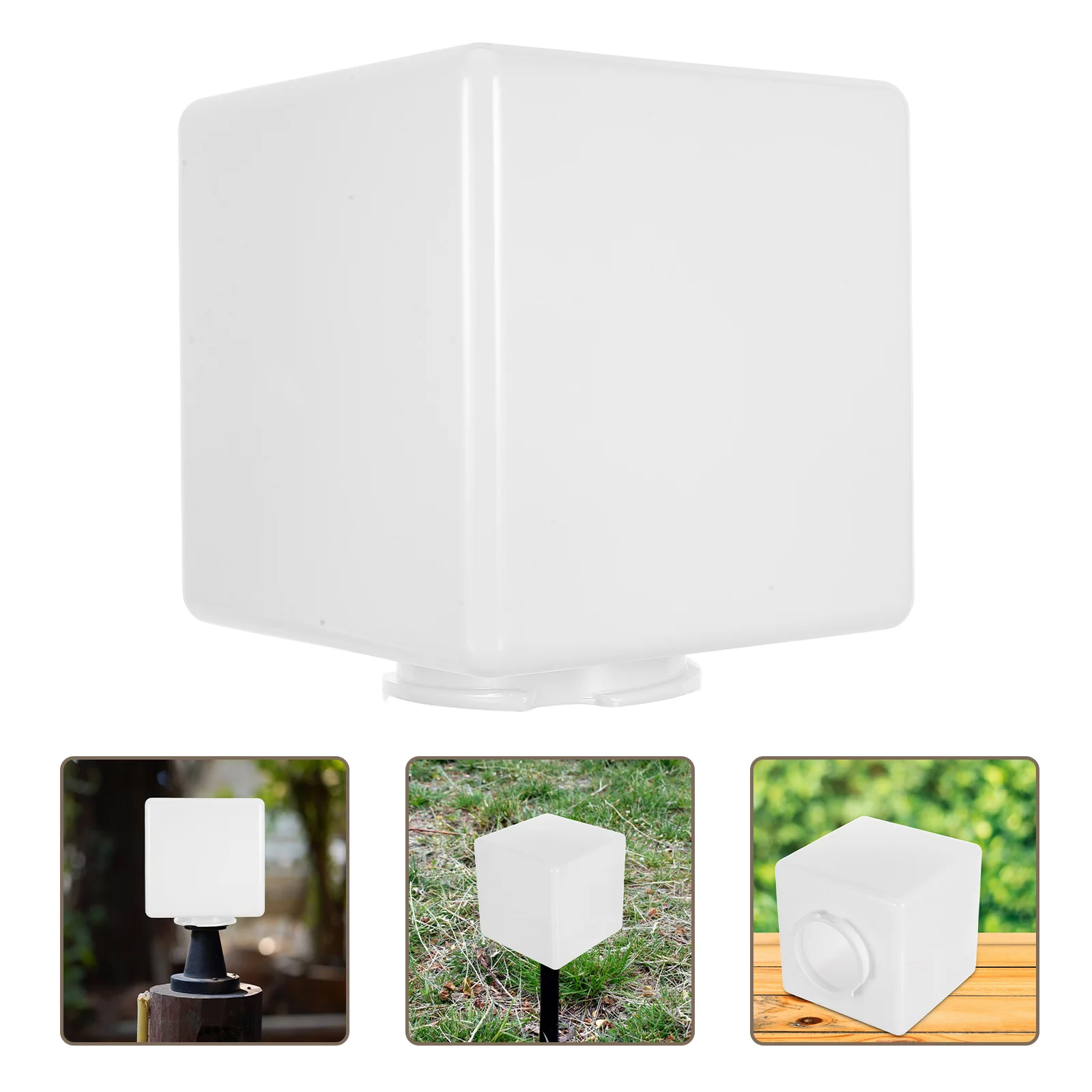 Outdoor Lampshade Mesh Net Clip Garden Post Lights Street Table Pmma Cover Fence