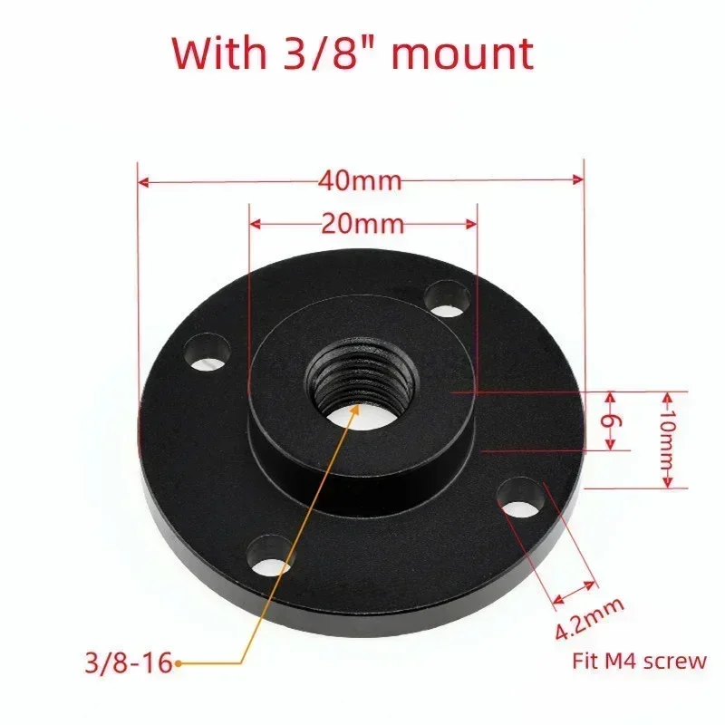 신발 마운트 삼각대 어댑터 홀더 벽 홀더 14 38 카메라 모니터 연결 용 클램핑 마운트 라이트 플래시 고정 야외 플레이트