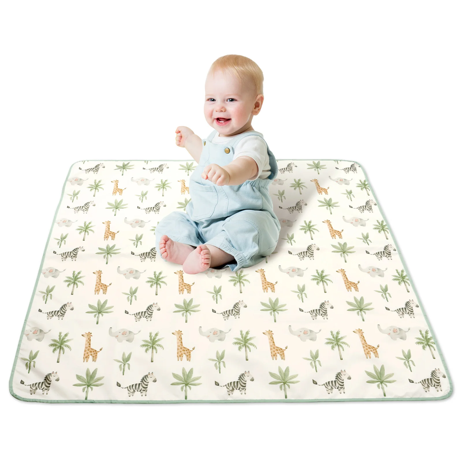 Polyester Food Splash Chair Mat Waterproof Under High Chair Mat Non Slip Diary Baby Splat Pad Large Size Floor Splat Pad for