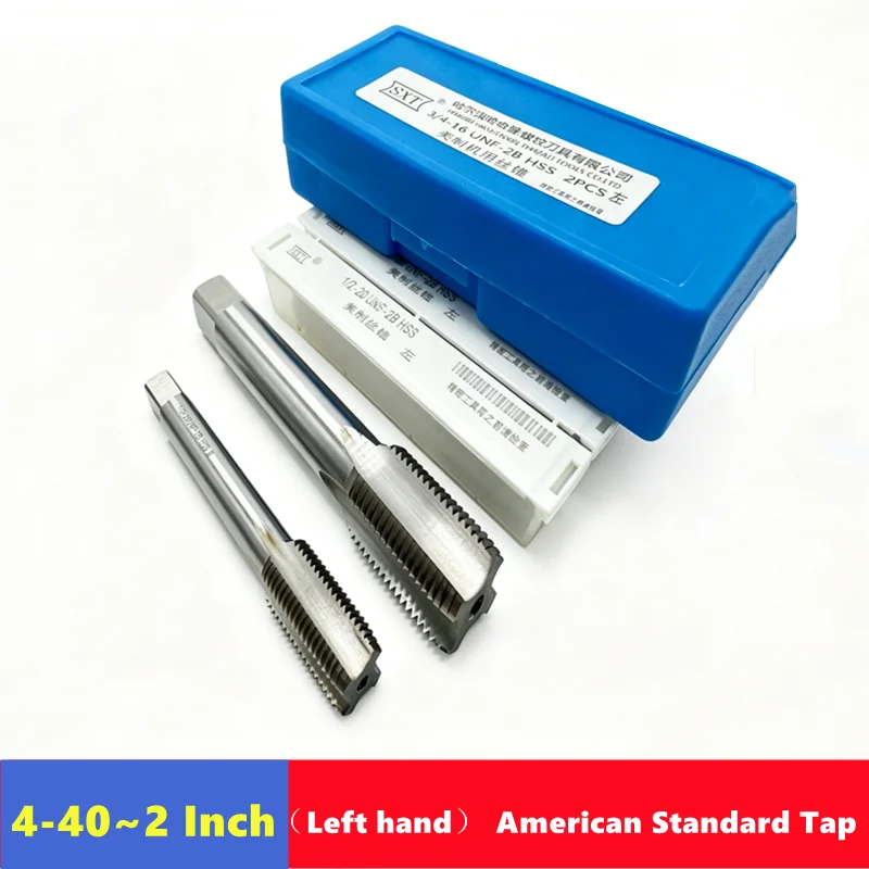 6-32 1/4, 3/8, 1/2, 3/4, 1 Inch, 2 Inch Left Hand American Straight Groove Tap, Using a Machine Tool for Internal Thread Tapping