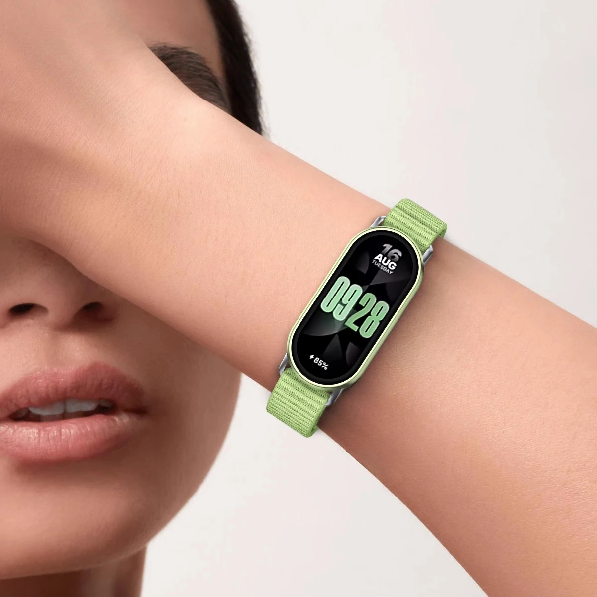 Nylon Breathable Strap for Xiaomi Mi Band 10 9 8 Sports Bracelet Replacement Watchband for Mi Band 8/9/10 Wristband Accessories