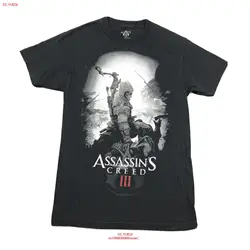 Assassin’s Creed III Shirt Men's Small Black Cotton 2012 Graphic Tee