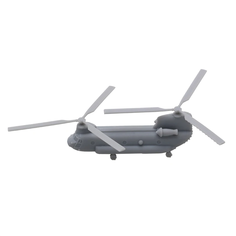 5Set CH-47 Chinook Model Helicopter 1/700 1/400 1/350 Scale Toys Aircraft with Length 43mm 75mm 86mm Resin Assembly Plane