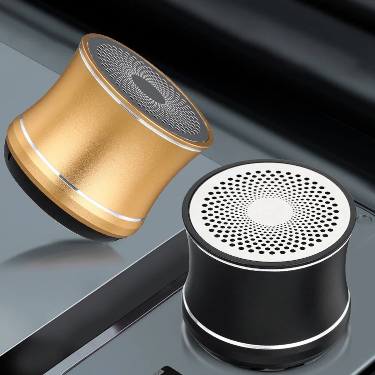Plug-in Gold Speaker Design Bluetooth Speaker Mini Subwoofer Portable Outdoor Bluetooth Speaker Factory Wholesale Speaker