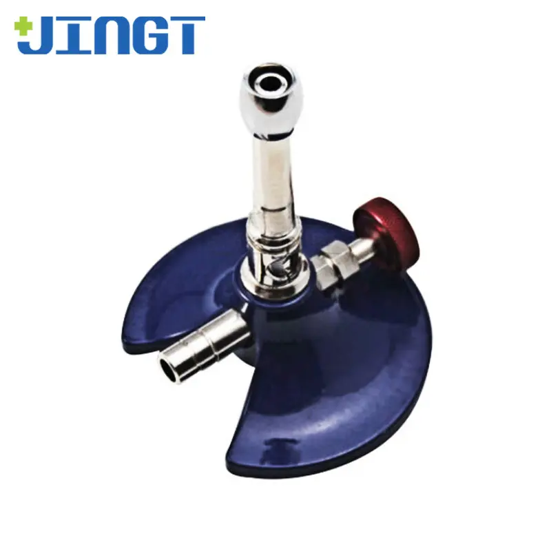 JINGT Dental Single Tube Gas Lamp Burner Heating Propane Double Tilting Single-Tube Blowtorch Double-Tube Tiltable Torch Heat