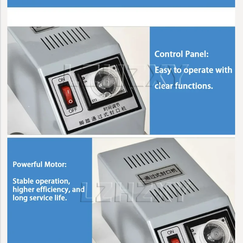 

Fast PVC Shrink Film Plastic Bag Sealing and Cutting Machine 28/38CM Foot Operated Packaging and Sealing Machin Heat Bag Sealer