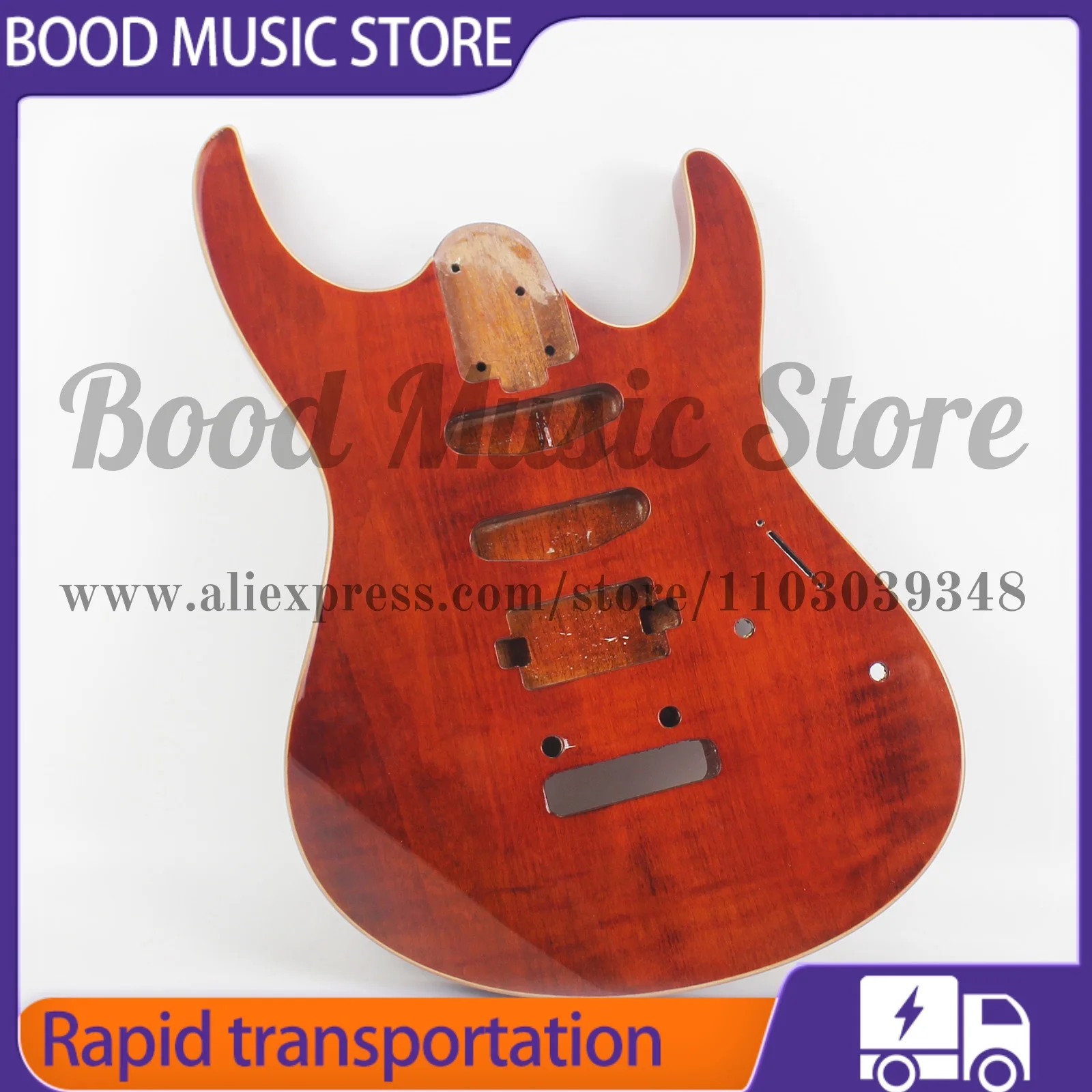 

Mahogany Ibanz Electric Guitar Body Red HSS Pickups Red DIY Ibnez Guitar