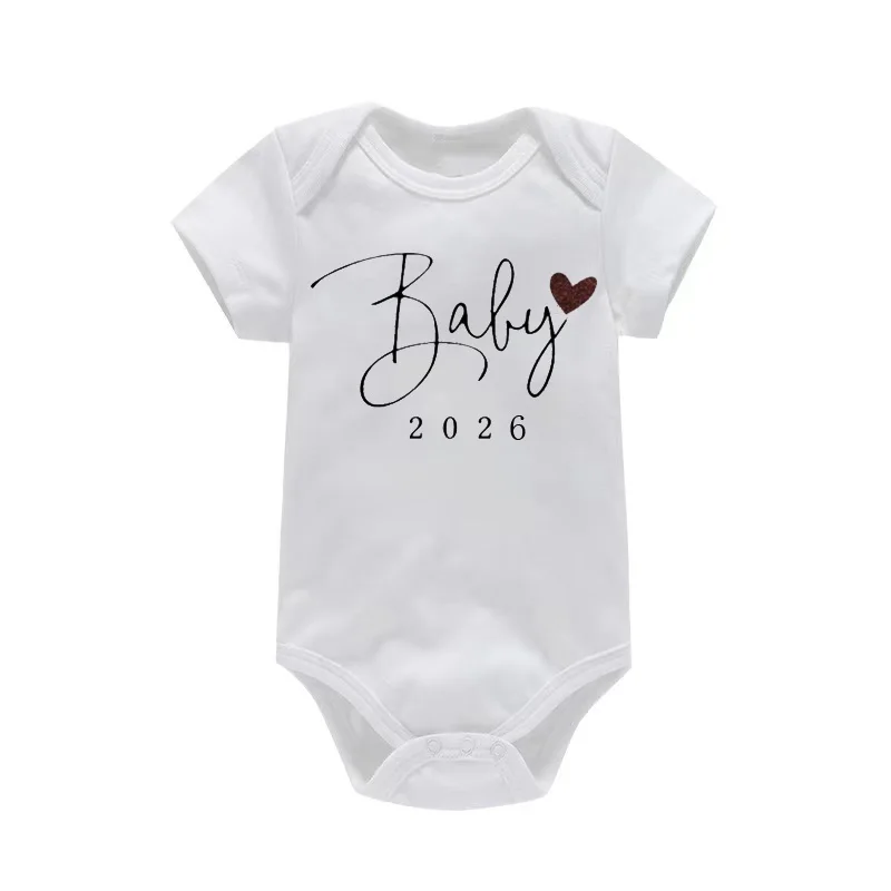 Baby binnenkort beschikbaar 2026 aankondiging pasgeboren baby bodysuit romper grappige jongens meisjes outfits lichaam zwangerschap onthullen kleding