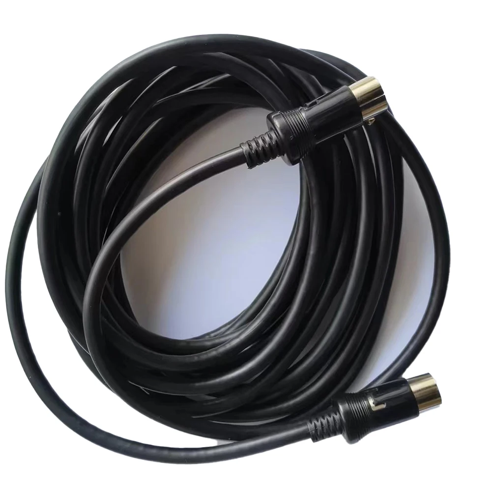 13Pin Din Male Male Audio Cable 5M Length Compatible with For Clarion and For Kenwood Radios for Seamless Sound