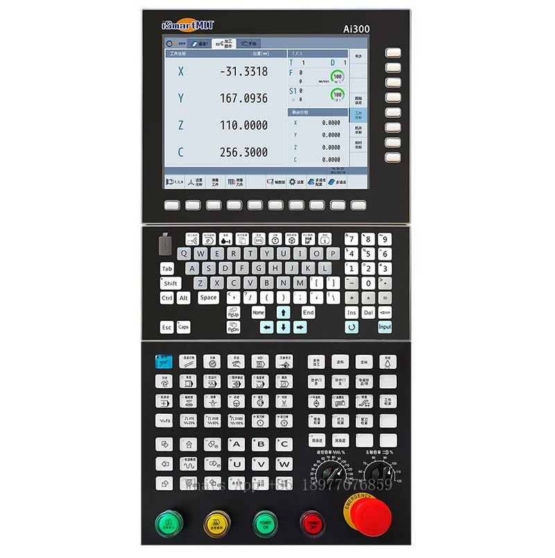 Ai100/Ai300/Ai500/Ai500v/Ai600/Ai800 Factory Price Advanced 4 Axis CNC Controller For Retrofitting Lathe And Machining Center