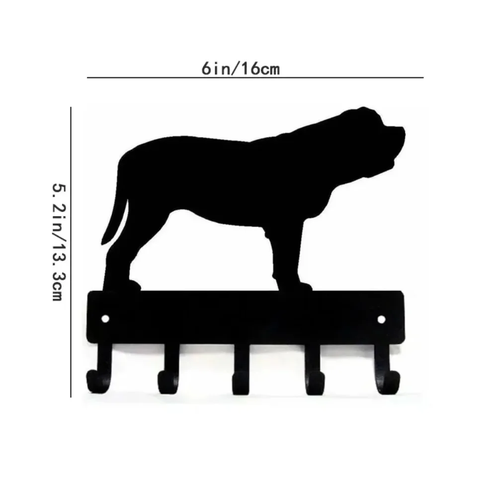 Mastiff Dog Metal Wall Art Key Holder, Rustic Home Decor Pendant for Dog Lovers, Ideal Gift for Mastiff Owners