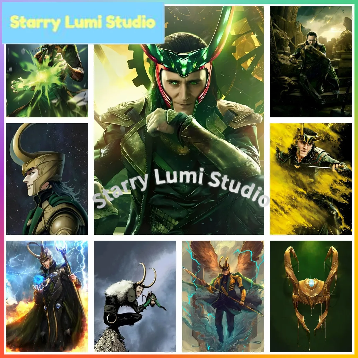 

Алмазная вышивка 5D «Локи, Герой Marvel»: Набор для творчества, декор для комнаты, оригинальные картины, рукоделие, подвесное украшение, хобби