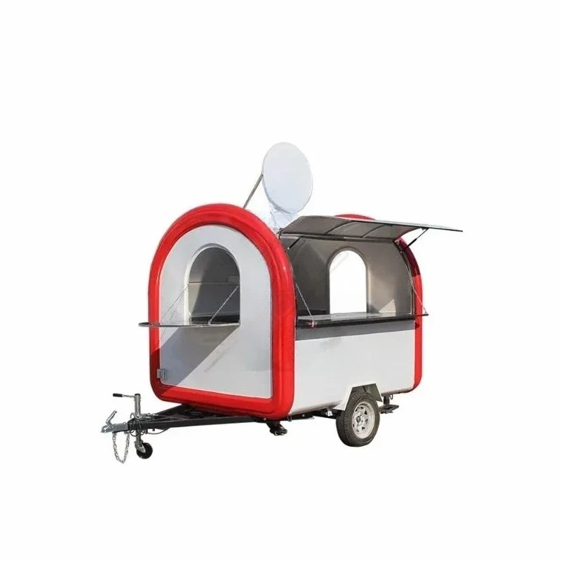 2020 Electric Cartoon Shaped Hot Dog Cart Ce Qualified Mobile Design Fast Food Cart For Sale Motor Tricycle Food Truck
