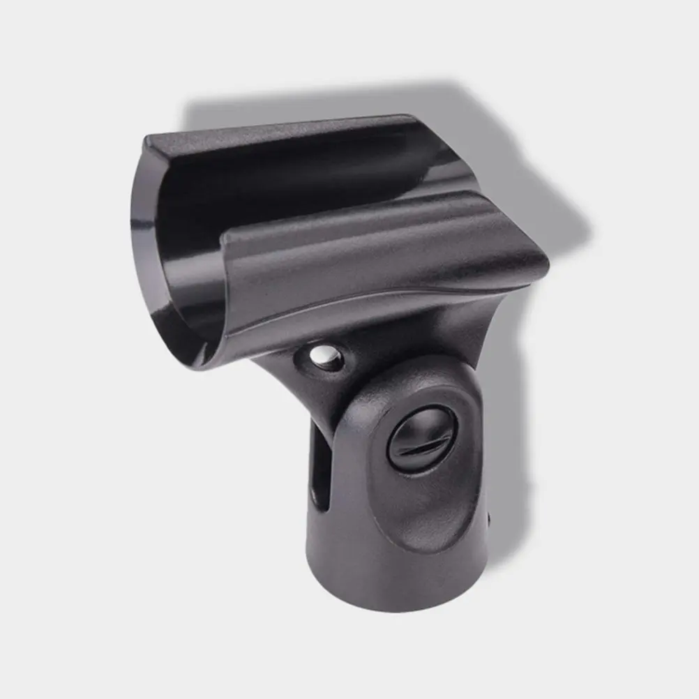 2Pcs Mic Clip Universal Microphone Holder Adjustable Knob Design for Mic Stand Clip Stage Performance Concert Use