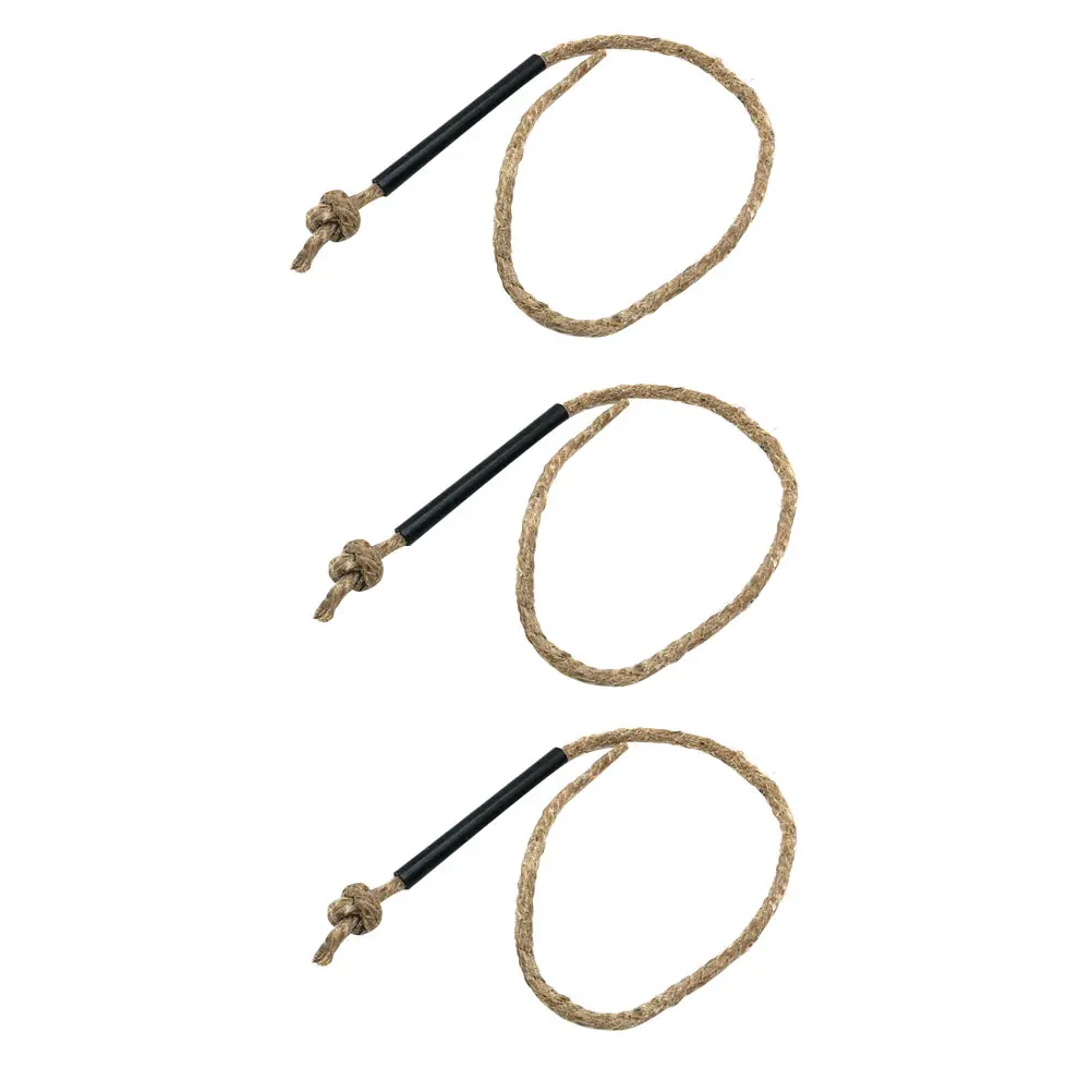 

3 Pcs Fire Rope Wax Cord Blaze Gasket Starter Camping Stove Hiking Waterproof Outdoor Survival Gear Safety Kit