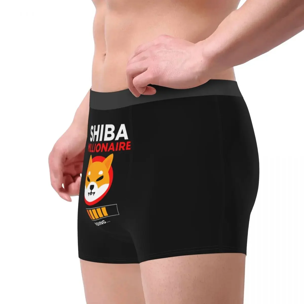 Humor Boxer Shiba Inu Coin HODL Crypto Shorts Panties Briefs Men Underwear SHIB Millionaire Loading Underpants for Male S-XXL