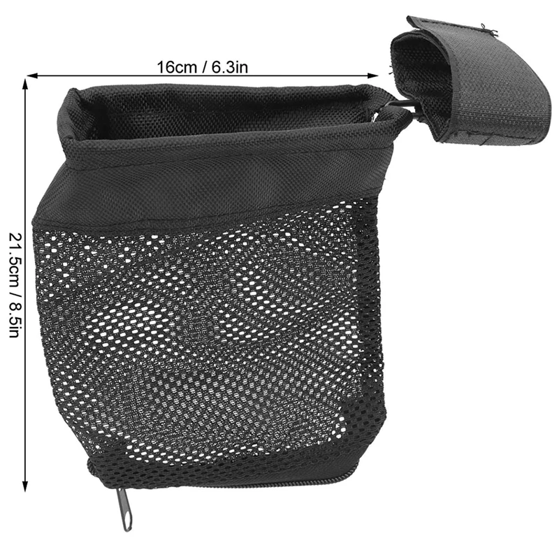 Outdoor Shell Collection Bag Tactical Bullet Collection Net Pocket With Zipper at the Bottom Brass Shell Catcher