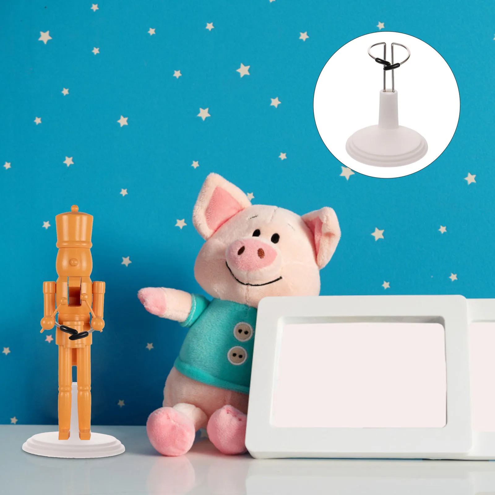 3Pcs Standing Display Holder Premium Support Bracket for Figures Stable Stand Display Rack Toy Stand Stands Show