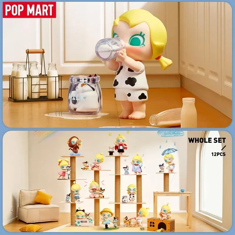 البوب مارت بيبي مولي و الطفل العانس سلسلة صندوق أعمى اللعب Kawaii أنيمي عمل الشكل كايكسا كاجا مفاجأة صندوق غامض دمى الفتيات