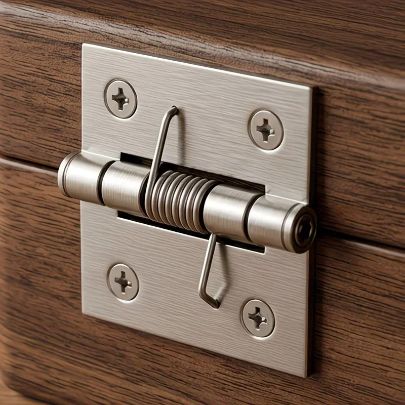 4Pcs Universal Door Hinges Connector Stainless Steel Furniture Drawer Cabinet Fitting Hinge Home Doors Hardware Accessories