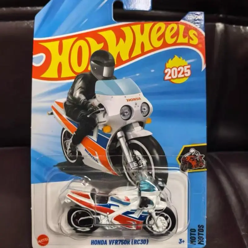 Hot Wheels HW Moto #160 Honda Super Cub Custom Cream White Red Diecast Motorcycle Model Alloy Toy Bike Collectible Gift In Stock