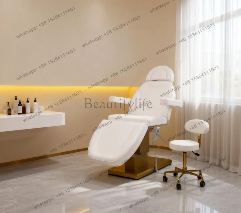 Factory Direct Sales Stepless Adjustment Electric Beauty Bed Massage Bed Body SPA Beauty