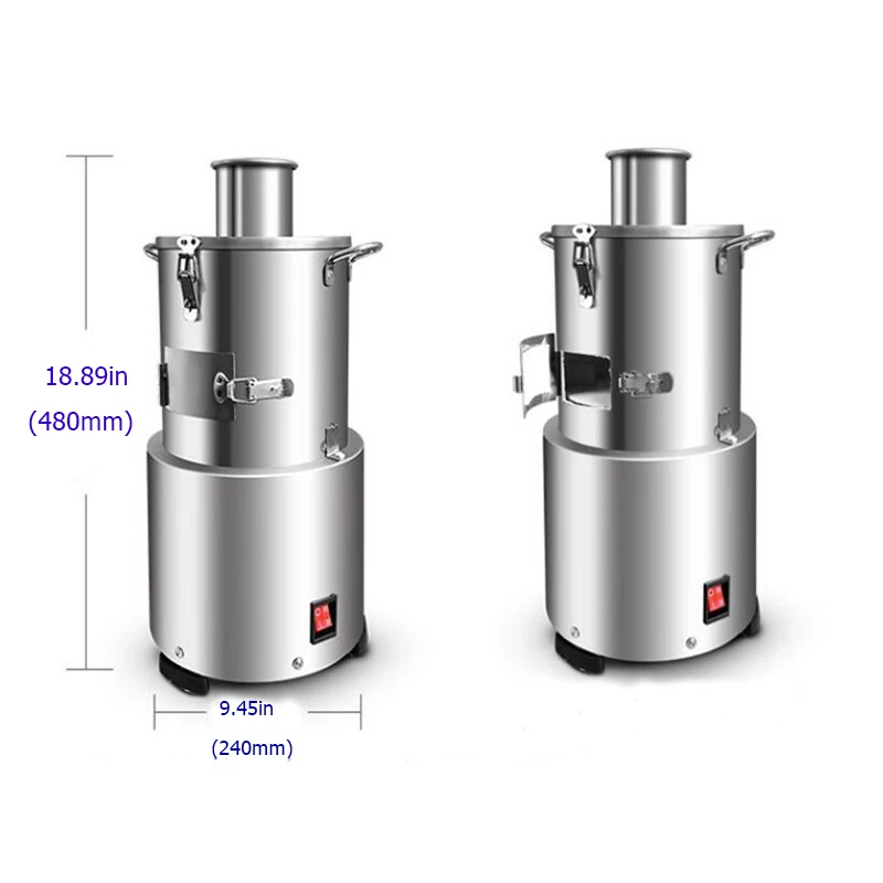 Commercial Electric กระเทียม Peeler เครื่อง Peeling สแตนเลส Commercial ทั้งกระเทียม Skin Remover Peeler เครื่อง 110V 200W