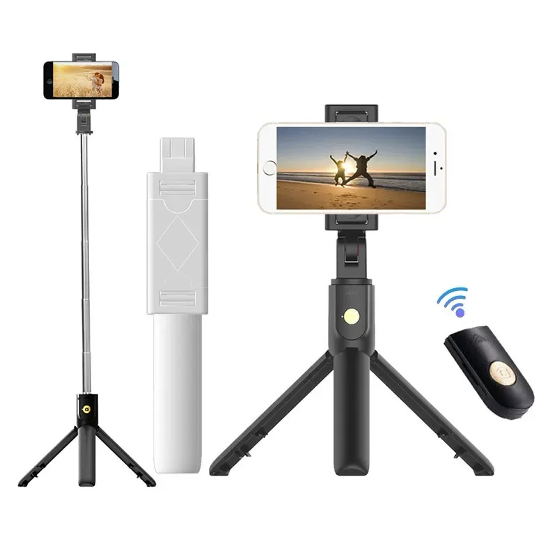 Bluetooth Selfie Stick Tripod Foldable Bracket for Xiaomi Redmi Huawei iPhone 13 14 15 Samsung Smartphone Android ios Holder