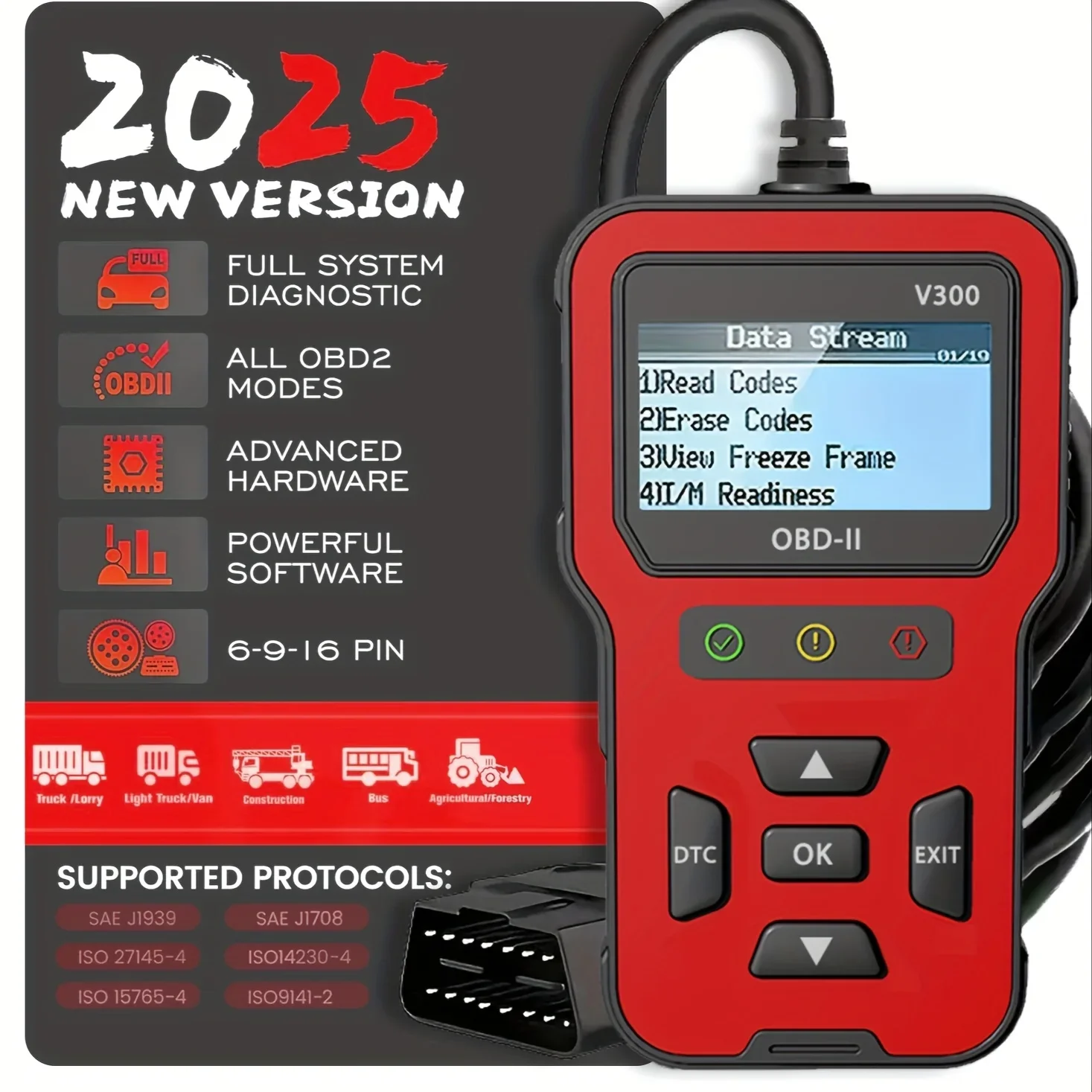Car Obd2 Scanner Diagnostic Tool Code Reader Engine Fault Code Reader Scanner Can Diagnose All Obd Ii Protocol Cars since 1996