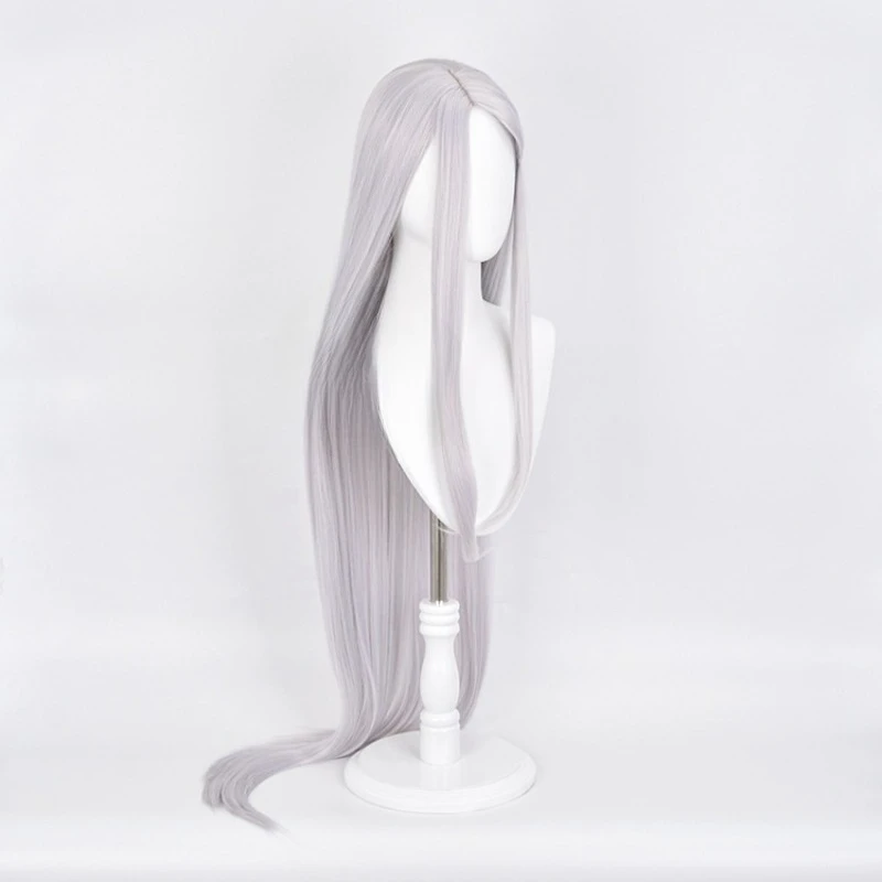 僕のヒーローアカデミア アニメ コスプレウィッグ - 2025年新作 ミルコ 白髪 ショートヘア バニー耳アクセント コスチュームヘア コスプレイベント＆ハロウィン用