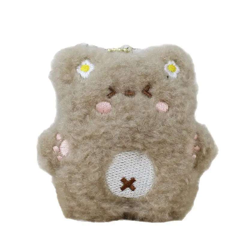 

80pcs Wholesale Squeaky Bear Keychain 8cm Cute Couple Gift Squeaky Girlfriend Pendant Bulk Pack