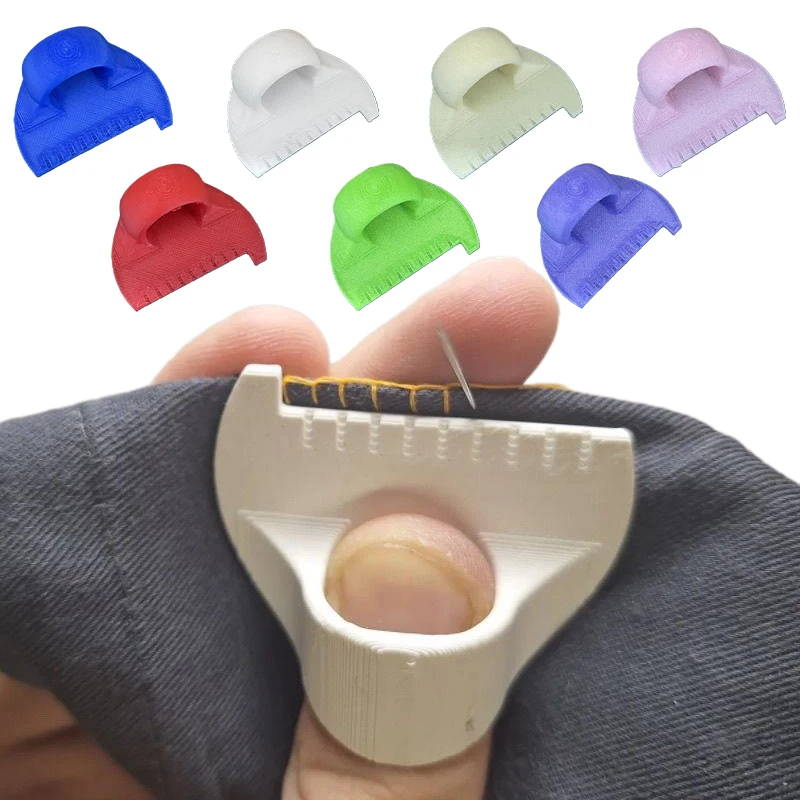 

Sewing Needle Gauge Measuring Tool, Finger Ruler Sewing Template For Equal Stitches, Finger Protector, DIY Stitching Guide Tool