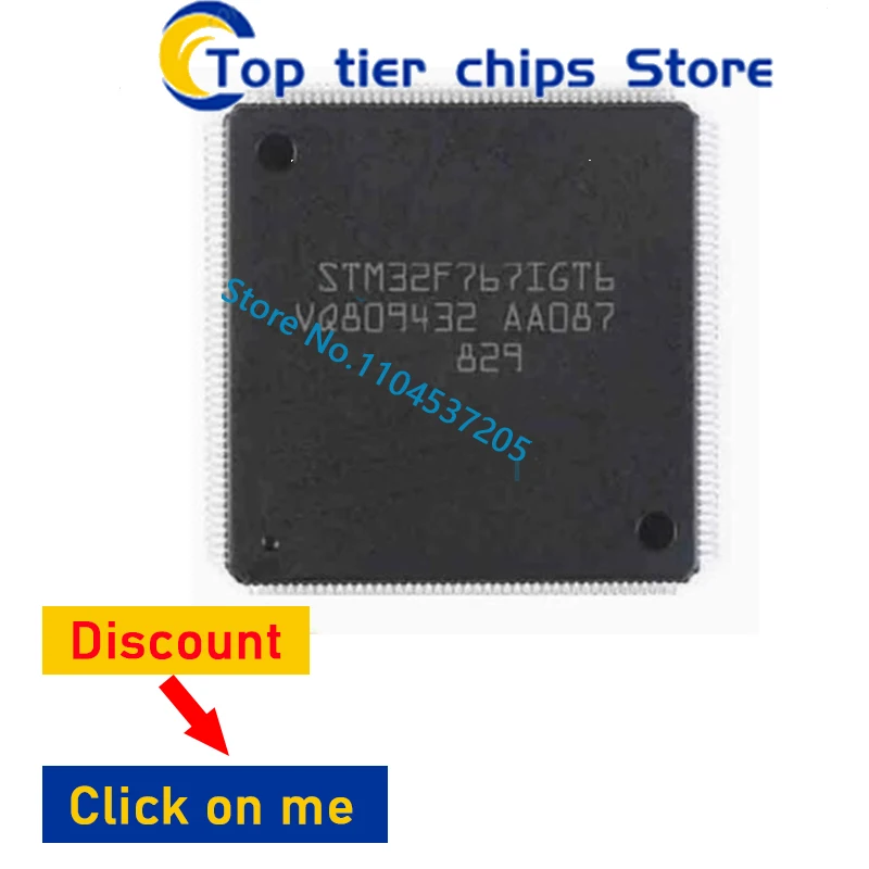 1PCS  New Original STM32F767IGT6 LQFP-176