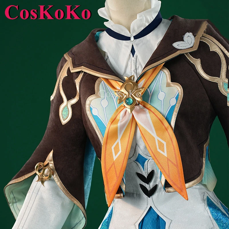 Coskoko Firefly Cosplay Game Honkai: Star Rail Kostuum Zoete Handige Mooie Uniform Jurk Halloween Partij Rollenspel Kleding S-XXL