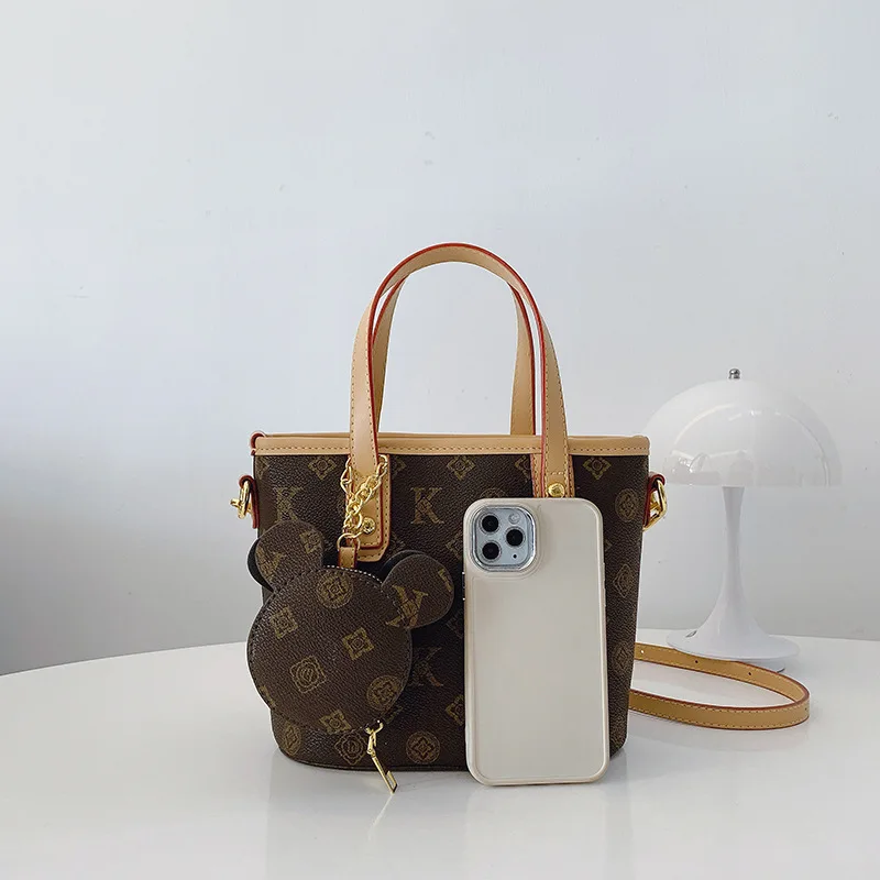 حقيبة دلو مطبوعة عتيقة لعام 2025، محفظة كتف مزخرفة للنساء، حقيبة ركاب، حقيبة بسيطة من النهار إلى الليل، حقيبة حبال أنيقة #3