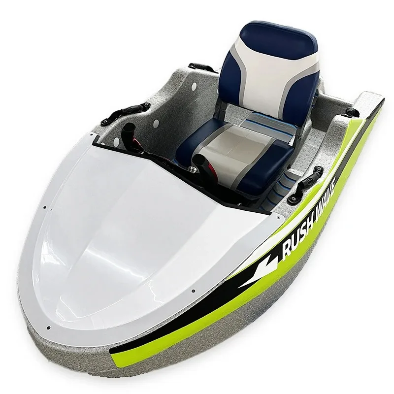 Sport acquatici oceanici economici di alta qualità Epp 52kw / h 15kw 72v Piccola barca a reazione per adulti Go Kart elettrica Mini Rush Wave Boat