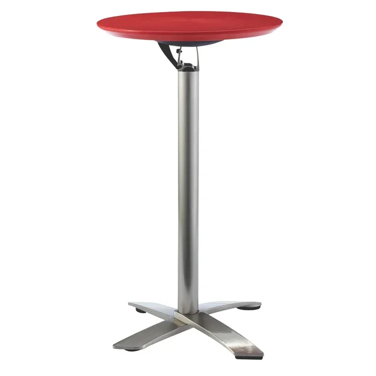 Modern Outdoor Folding ABS Top Cocktail Table, Brushed Aluminum High Bar Tables, LQ- BT308