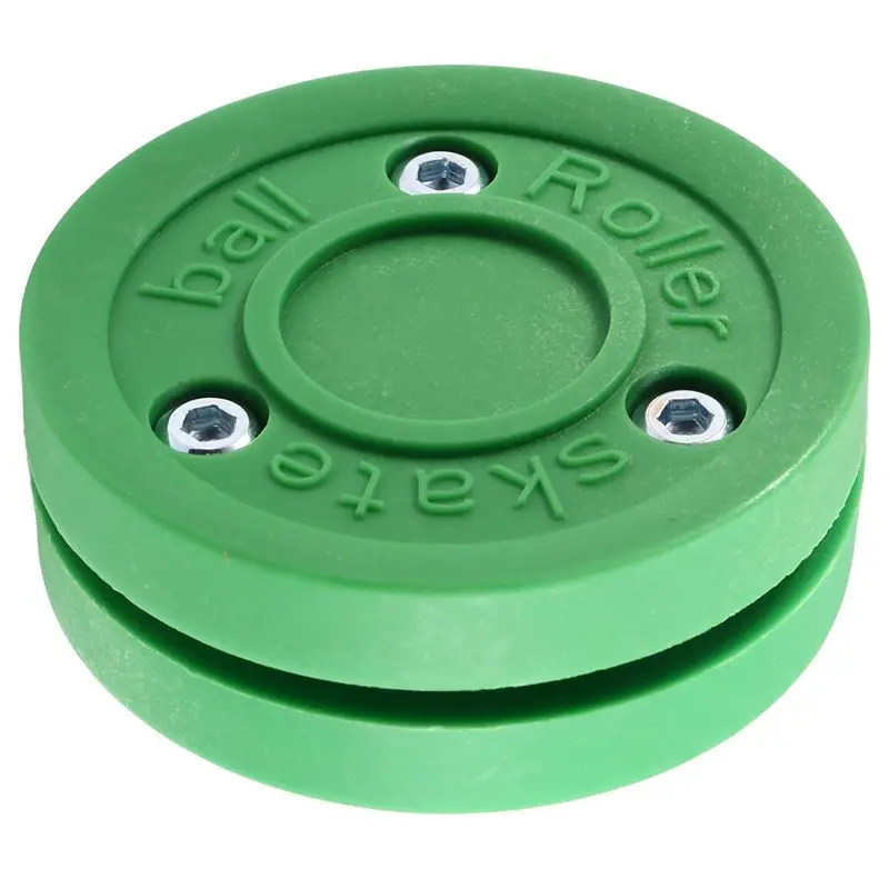 Double-Layer Roller Skating Hockey Puck Training Hockey Flat Ball Round Ball Land Training Ball Dry Land Hockey