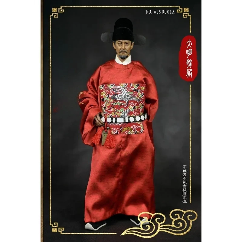 1/6 مقياس WJ90001 الزي الرسمي للرجال ملابس خدمة الضابط/الضابط سلالة مينغ مجموعة قديمة لشخصيات الحركة 12 بوصة لتقوم بها بنفسك