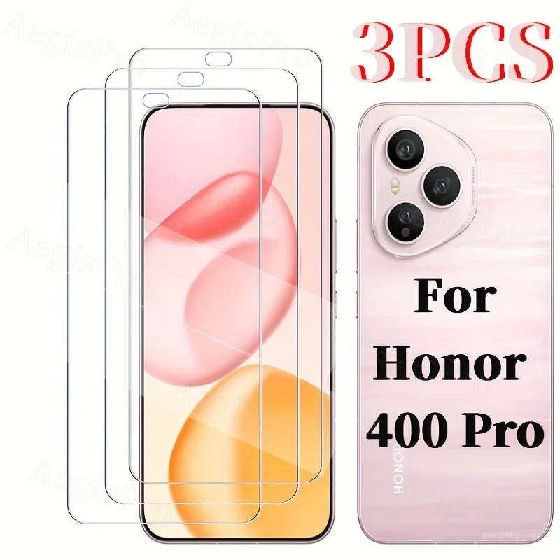 

3pcs Screen Protector Glass ForHonor 400 Pro Tempered Glass Film for Honor X9 X8C X8b X7d 4G X7C X6C Screen Protector Glass Film