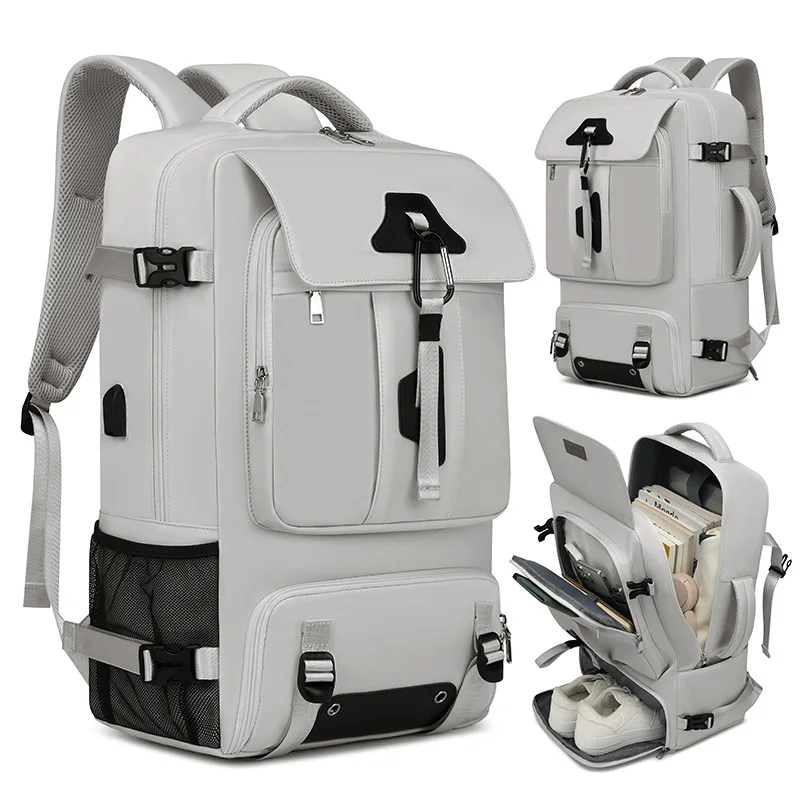 حقيبة ظهر خفيفة الوزن ومتعددة الاستخدامات للتنقل في الأعمال، وحقيبة ظهر للكمبيوتر ذات سعة كبيرة، وحقيبة مدرسية للأولاد والبنات