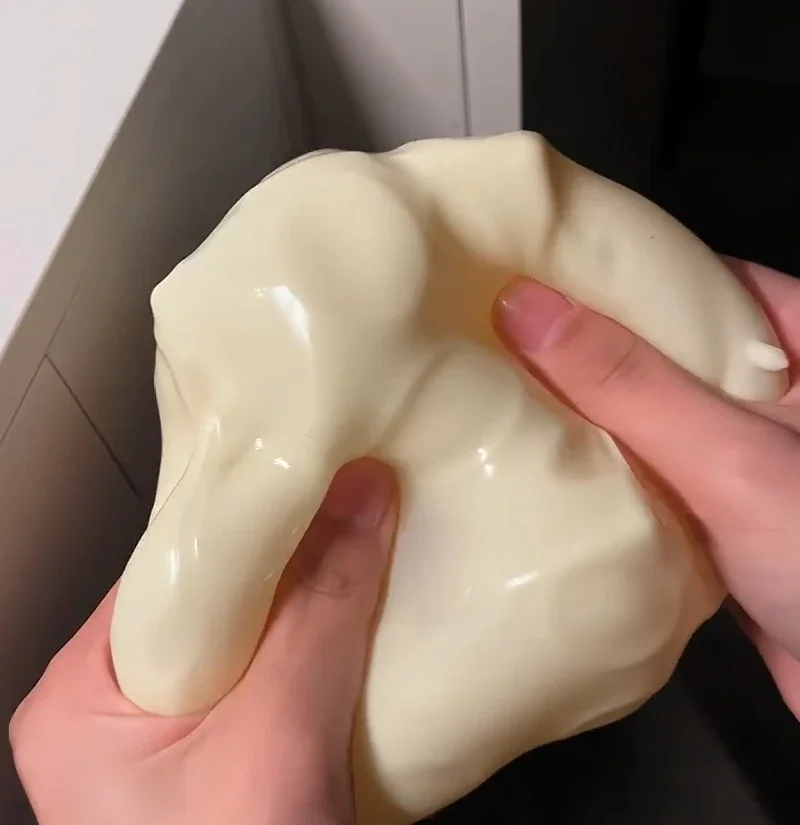 Echtes Vaseline-gefülltes Riesen-Käse-Squishy-Spielzeug 1-3 Stück Weicher Quetsch-Stressabbau-Ball Niedliche Käseform Langsam Rückfedernder Fidget-Ball – Detail 13