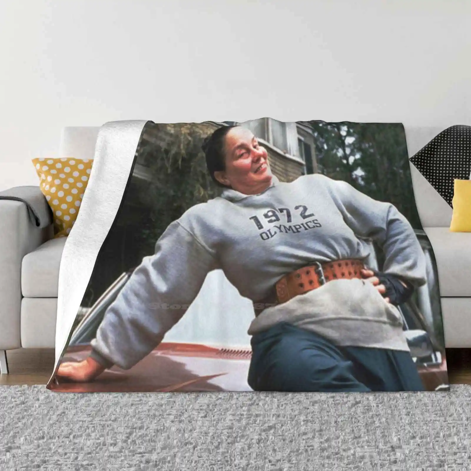 Miss Trunchbull Low Price New Print Novelty Fashion Soft Warm Blanket Miss Trunchbull Matilda Roald Dahl Pam Ferris Mean Lady