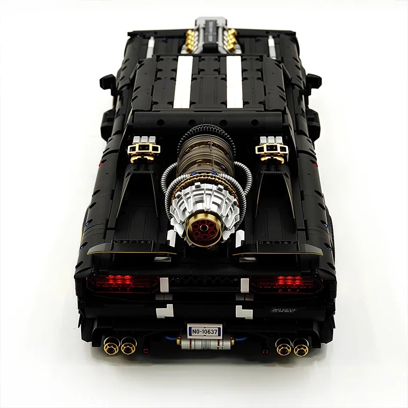 

Роскошный электропокрытый гиперкар Challenger 1:8, модель 10637, конструктор из строительных блоков, игрушка для самостоятельной сборки, подарок на Рождество для детей