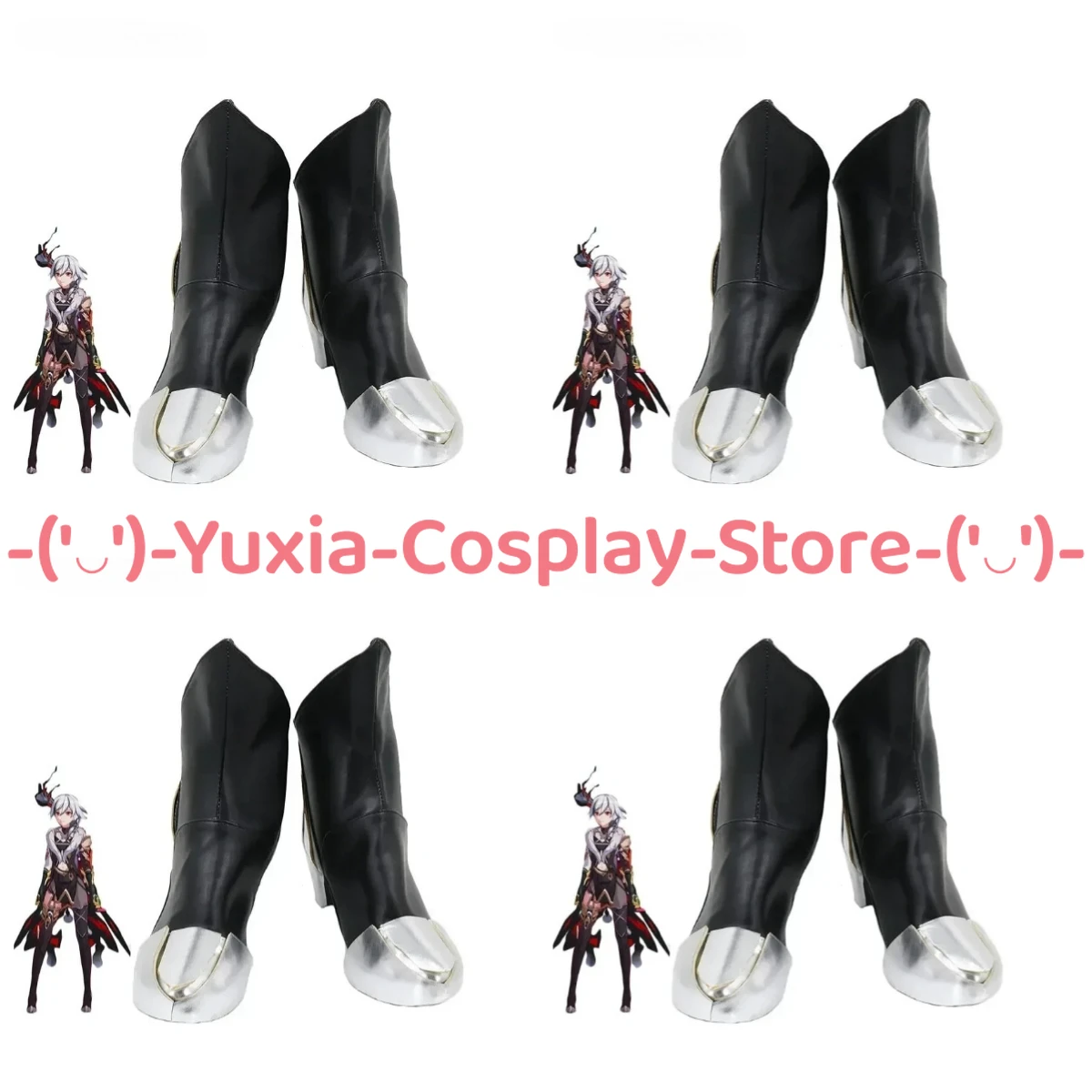 

Юксиакосплей! Honkai Impact 3rd Fu Hua Обувь для косплея Аниме Игровой персонаж Опора Сапоги из искусственной кожи Хэллоуин Карнавальный костюм для вечеринки
