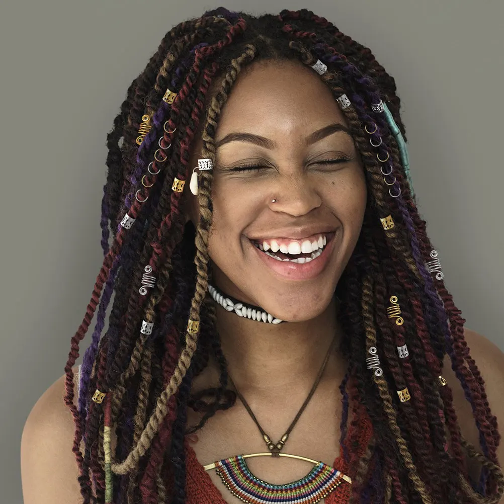 

Dreadlocks Braid Cuffs Hair Accessories Decorations Charms Accessory Ornaments Braids Jewelry for Women